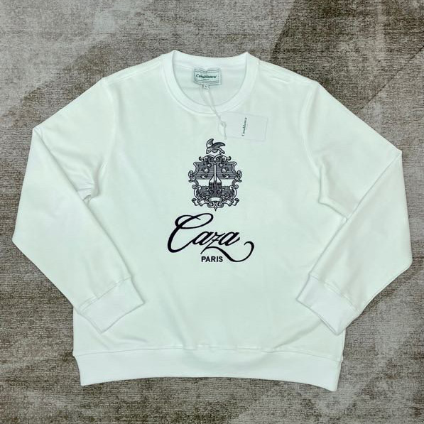 Casablanca Embroidered-logo Organic Cotton Sweatshirt   c672 - PerfectKickZ