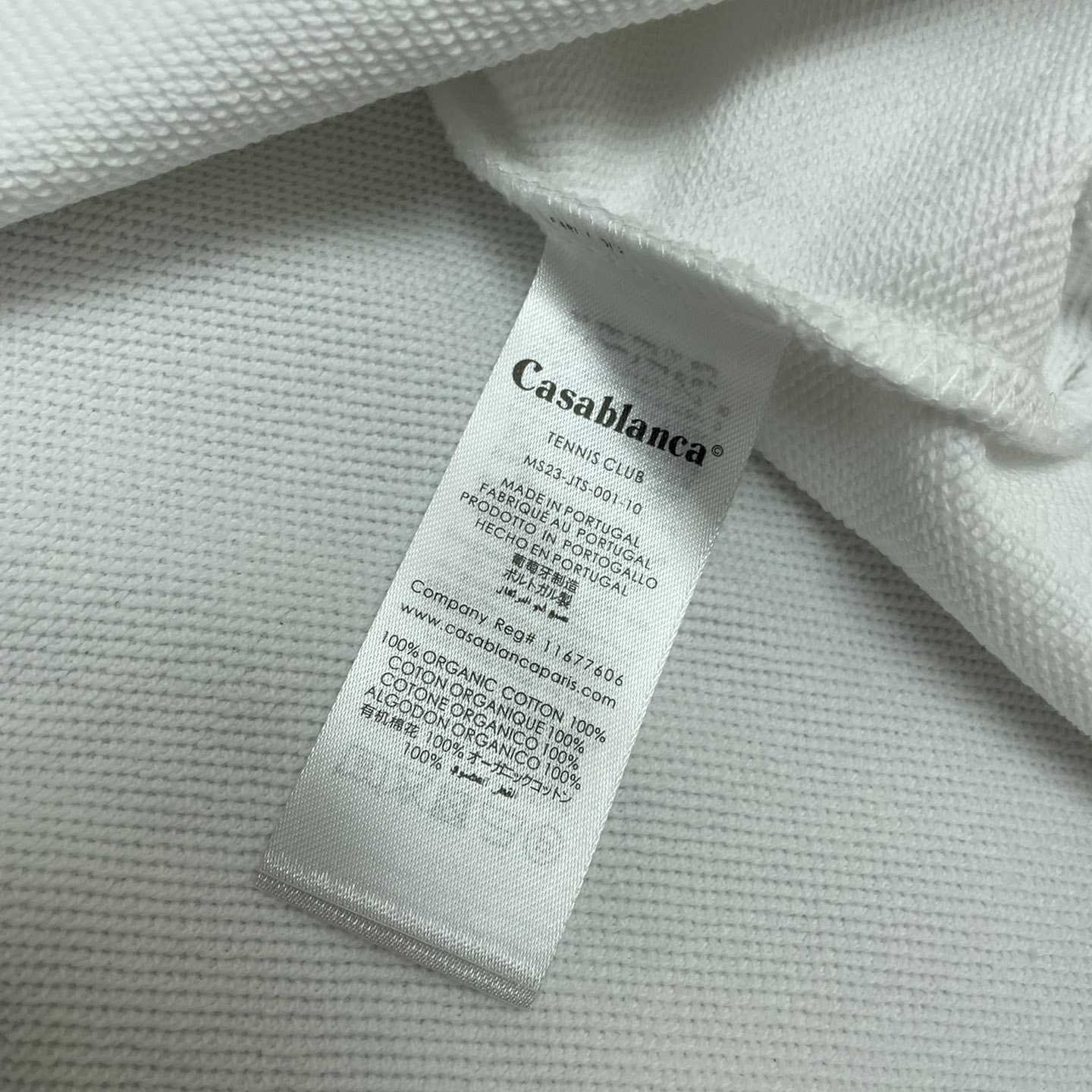 Casablanca Embroidered-logo Organic Cotton Sweatshirt   c672 - PerfectKickZ