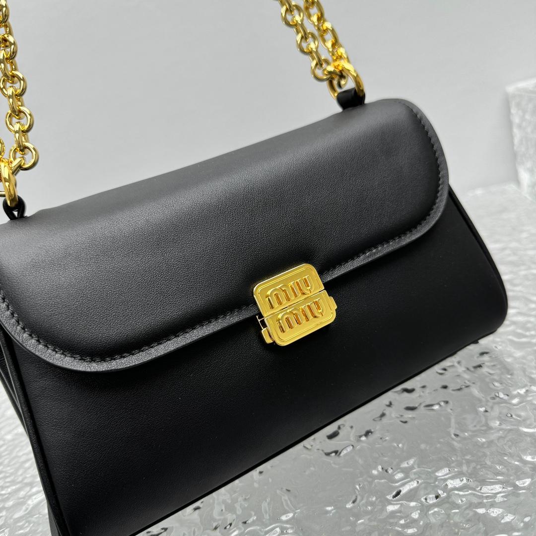 Miu Miu Leather Shoulder Bag - PerfectKickZ