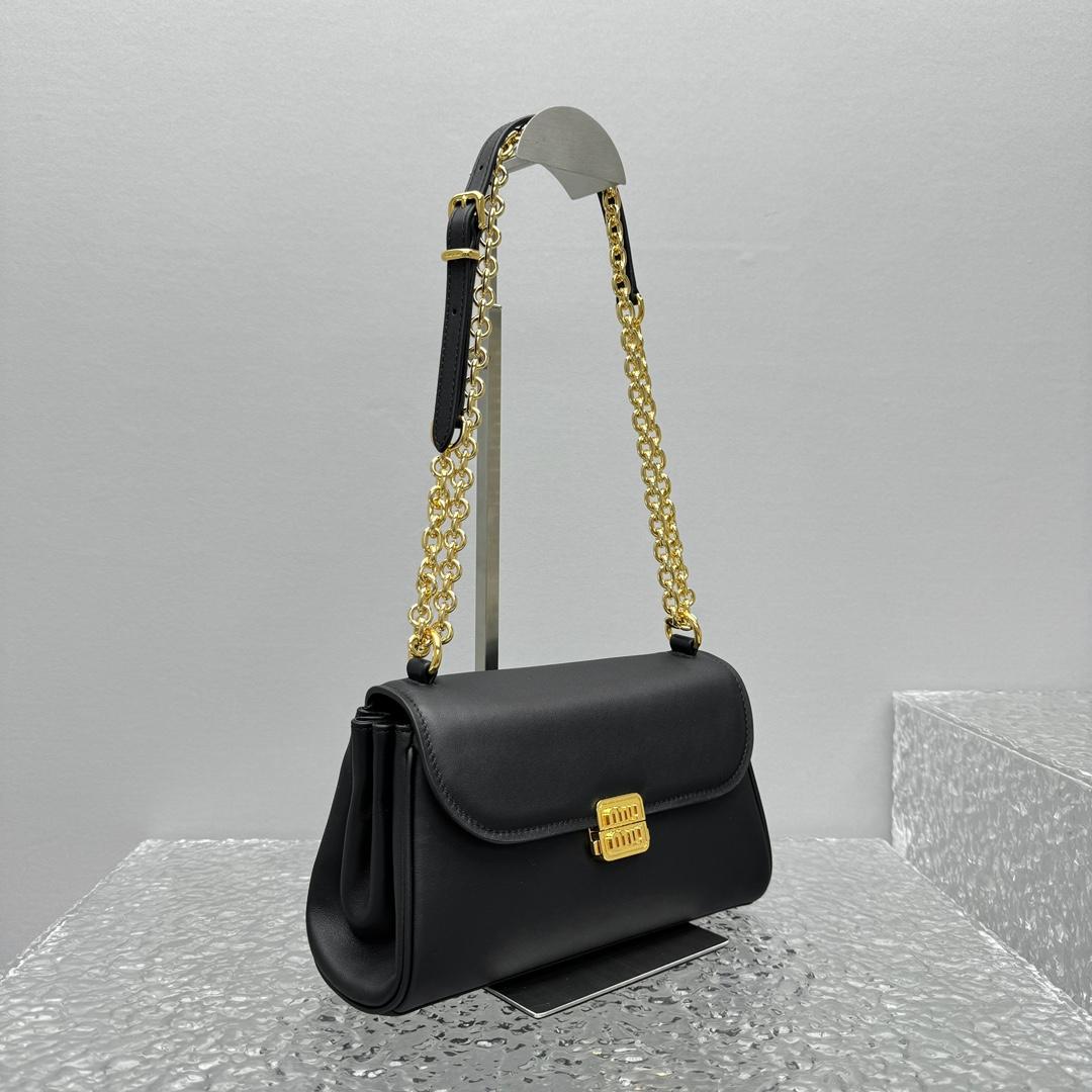 Miu Miu Leather Shoulder Bag - PerfectKickZ