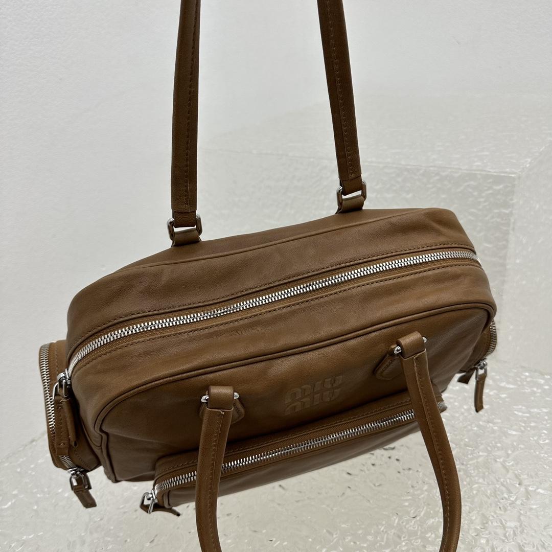 Miu Miu Nappa Leather Top-handle Bag - PerfectKickZ