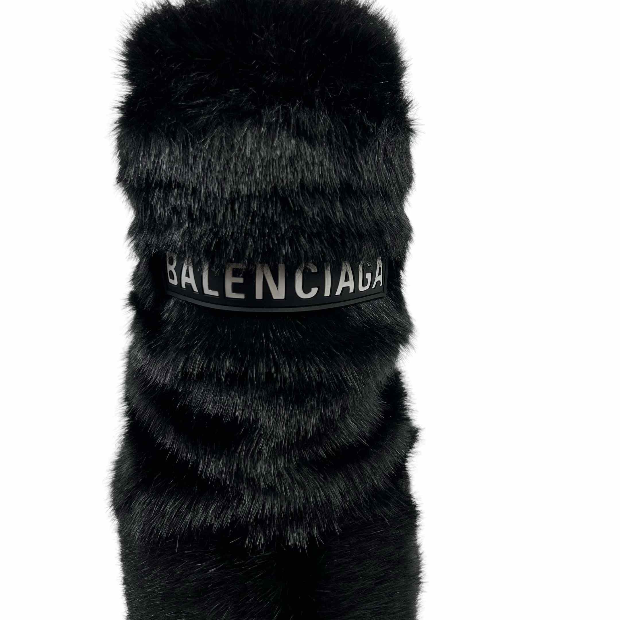 Balenciaga Alaska Low Faux-fur Boots - PerfectKickZ
