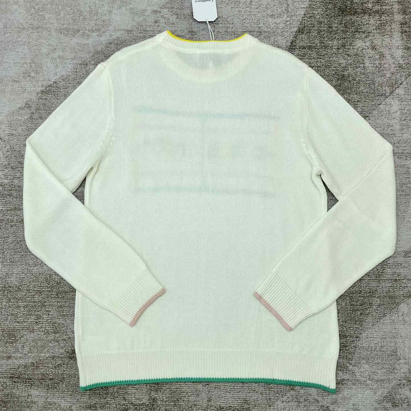 Casablanca Court Logo-Intarsia Knitted Jumper   D0062 - PerfectKickZ