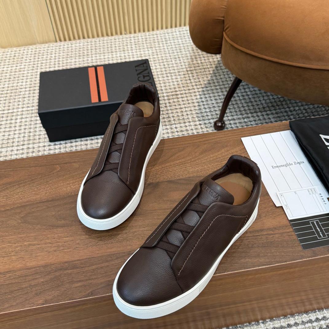 Zegna Leather Sneakers - PerfectKickZ