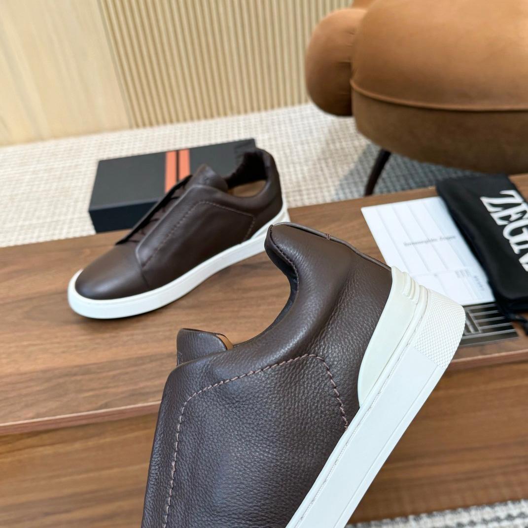 Zegna Leather Sneakers - PerfectKickZ