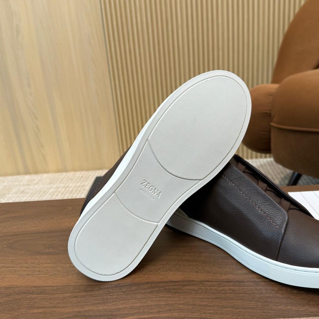 Zegna Leather Sneakers - PerfectKickZ