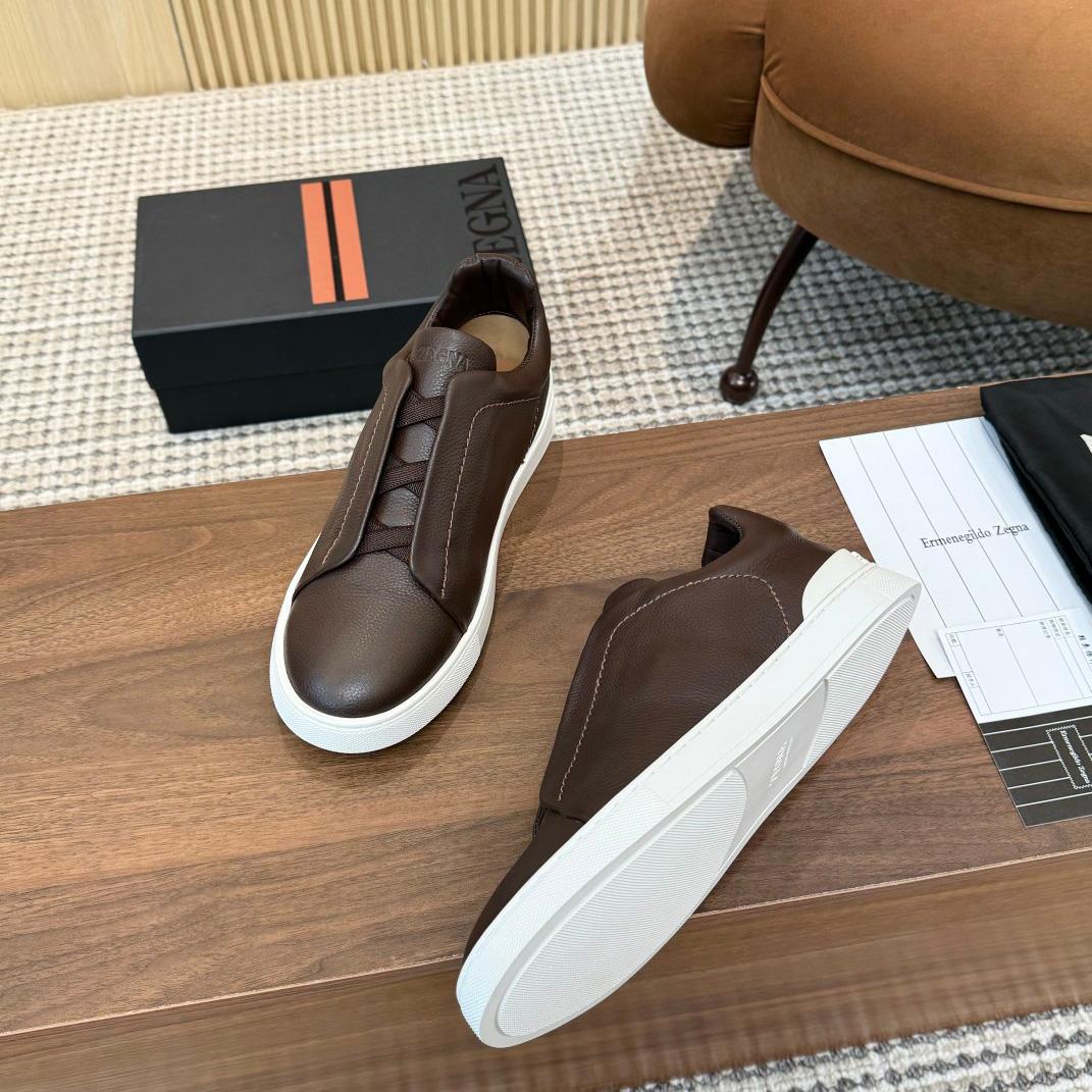 Zegna Leather Sneakers - PerfectKickZ