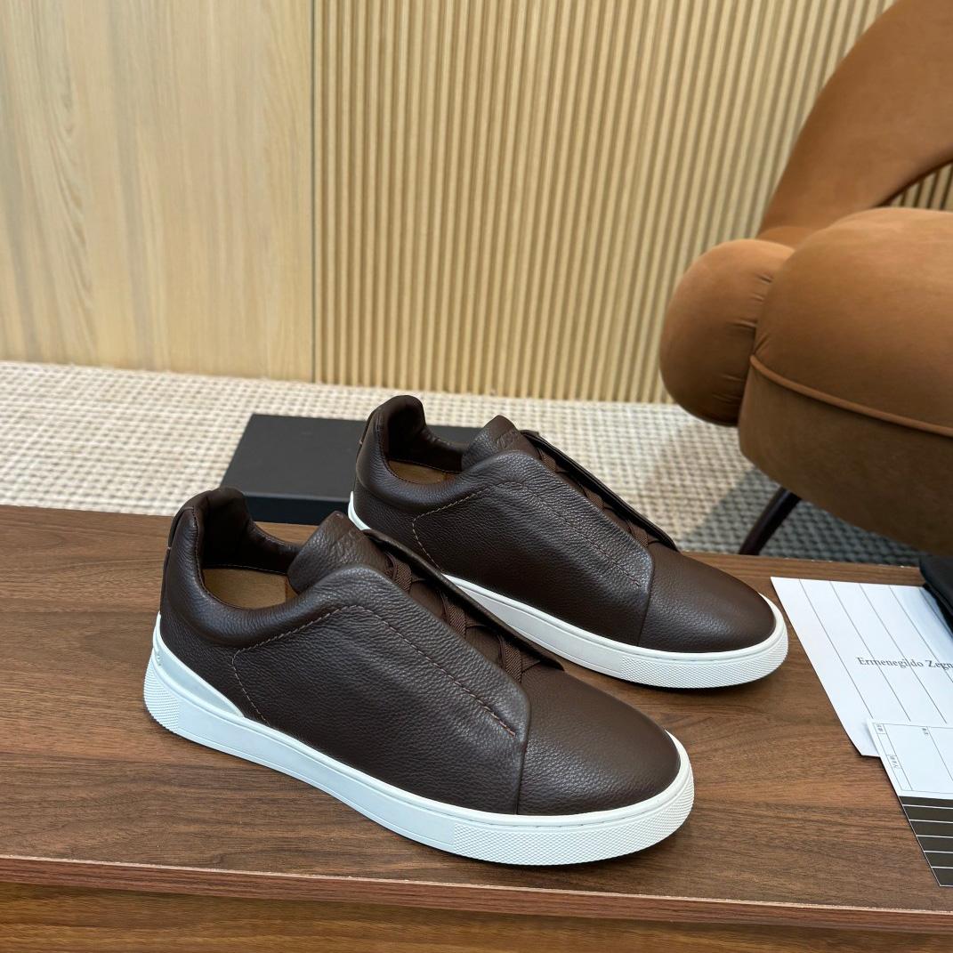Zegna Leather Sneakers - PerfectKickZ