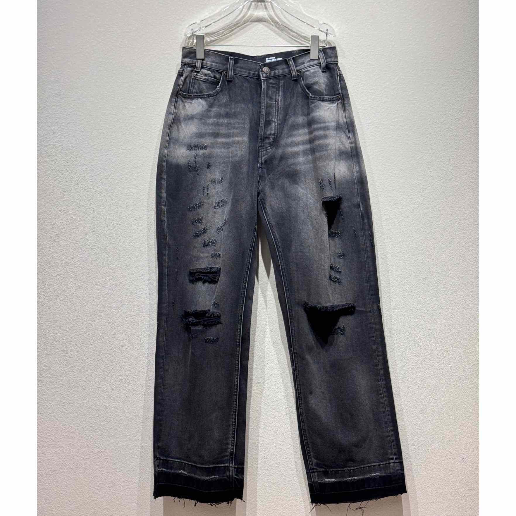 Celine Wesley Jeans In Black Destroyed Denim  - PerfectKickZ