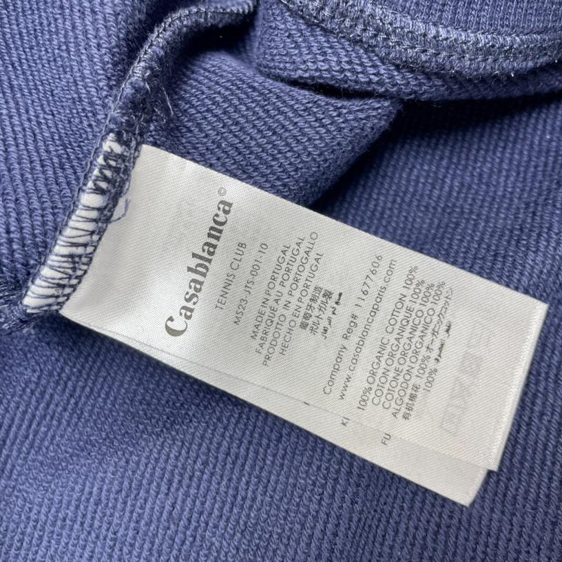 Casablanca Embroidered-logo Organic Cotton Sweatshirt   c671 - PerfectKickZ