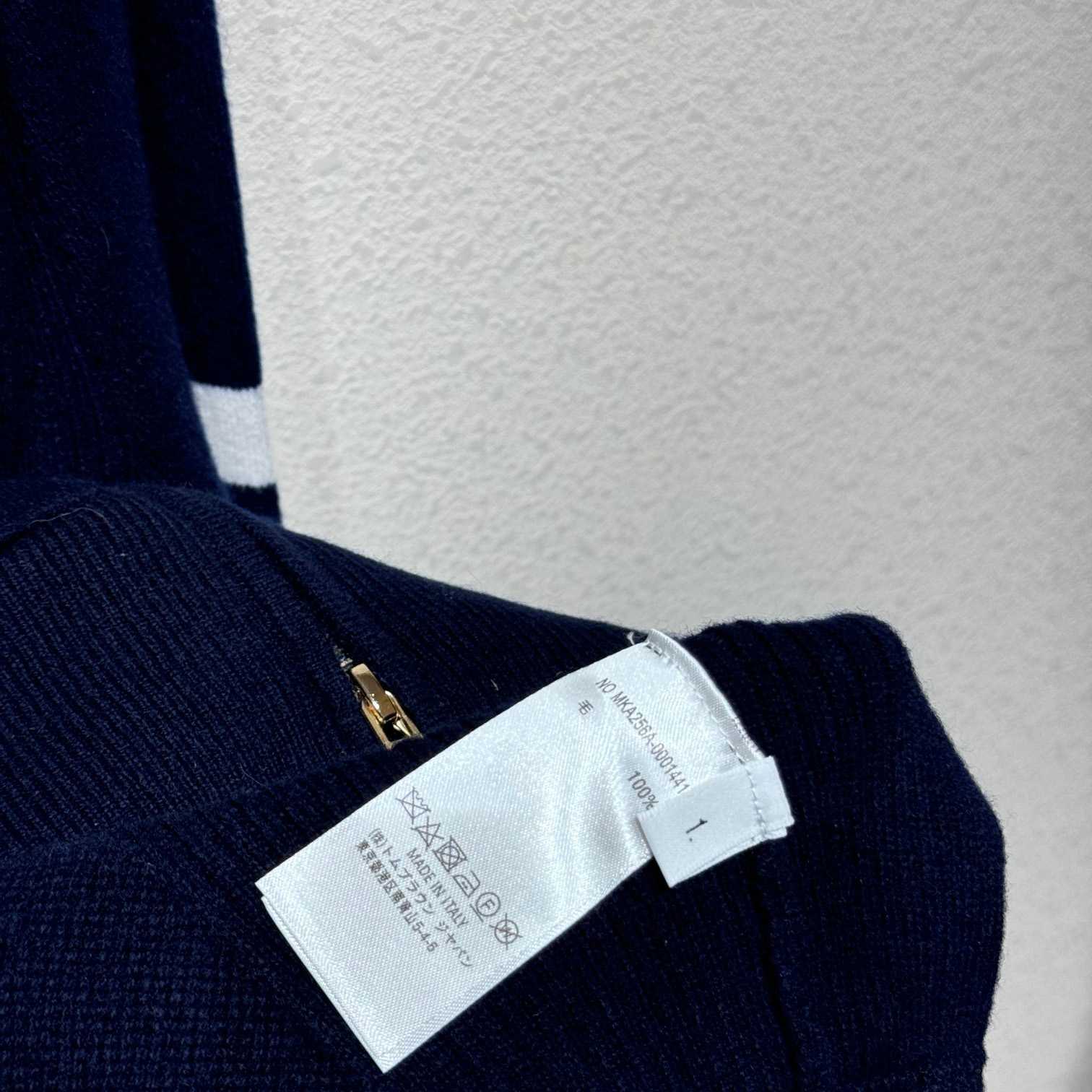 Thom Browne Knitted Zip Hoodie - PerfectKickZ