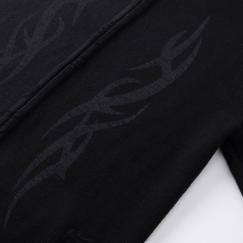 Balenciaga Y2K Zip-Up Cardigan In Black  - PerfectKickZ