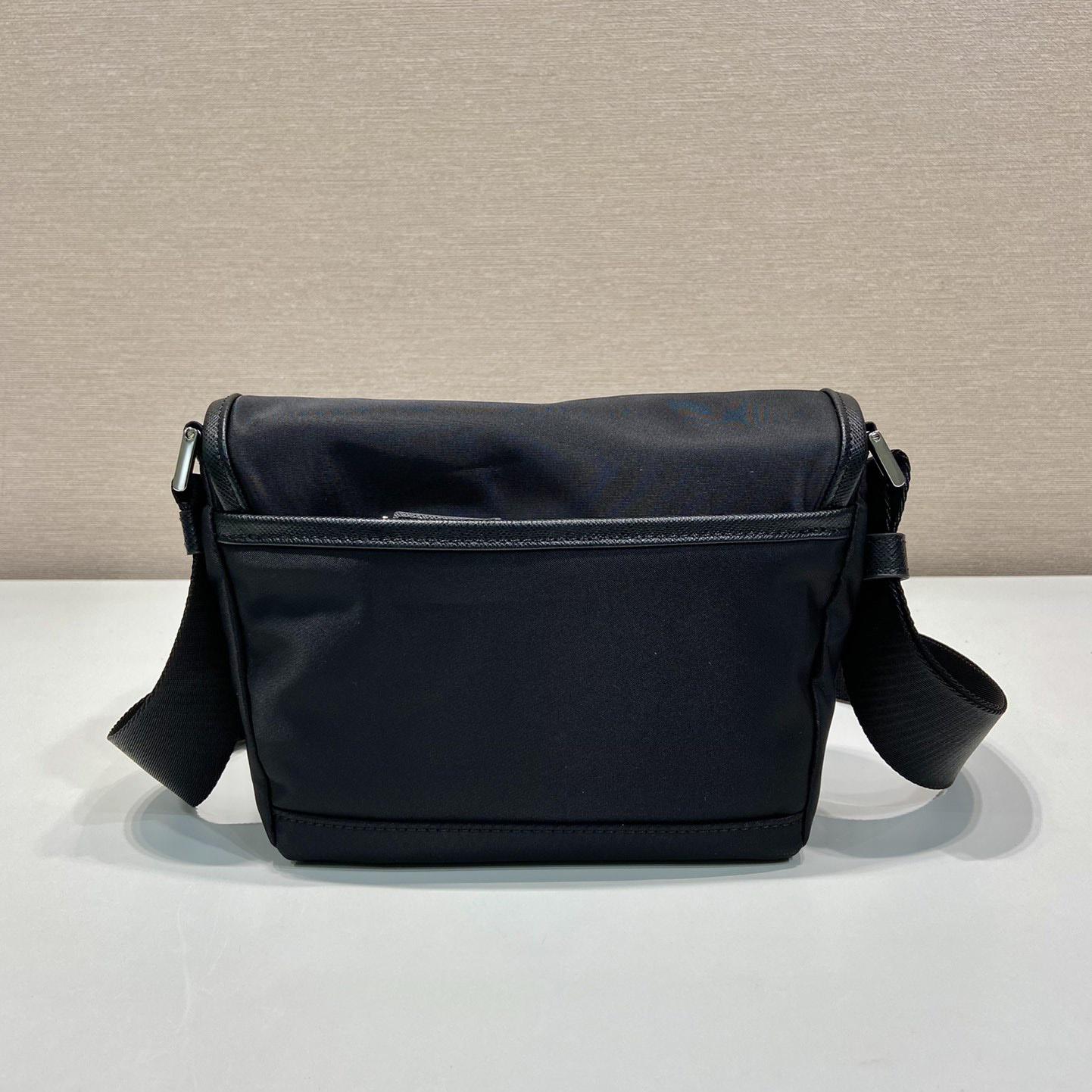 Prada Re-Nylon and Saffiano Leather Shoulder Bag - PerfectKickZ
