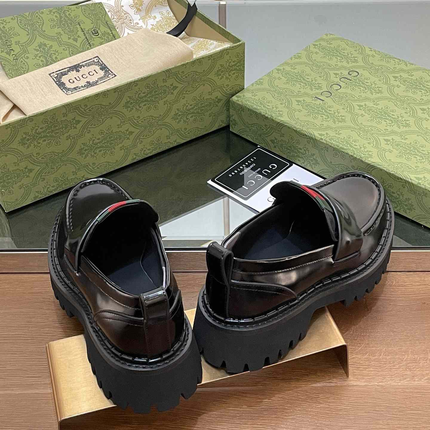 Gucci Women's Loafer With Web - PerfectKickZ