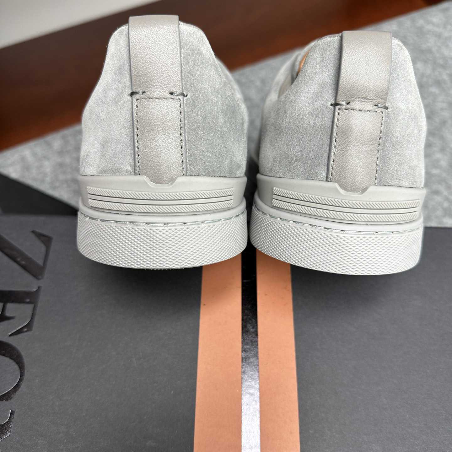 Zegna Suede Triple Stitch™ Sneakers - PerfectKickZ