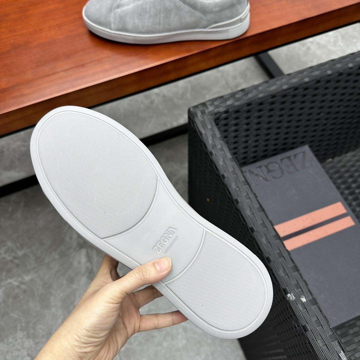 Zegna Suede Triple Stitch™ Sneakers - PerfectKickZ