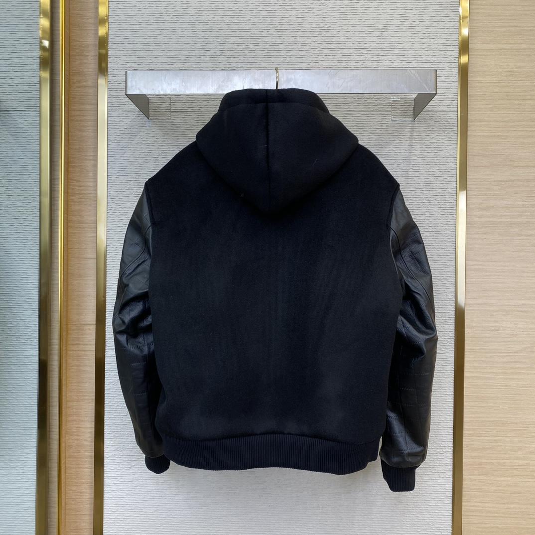 Louis Vuitton Mix Leather Hooded Blouson   1AFIRA - PerfectKickZ
