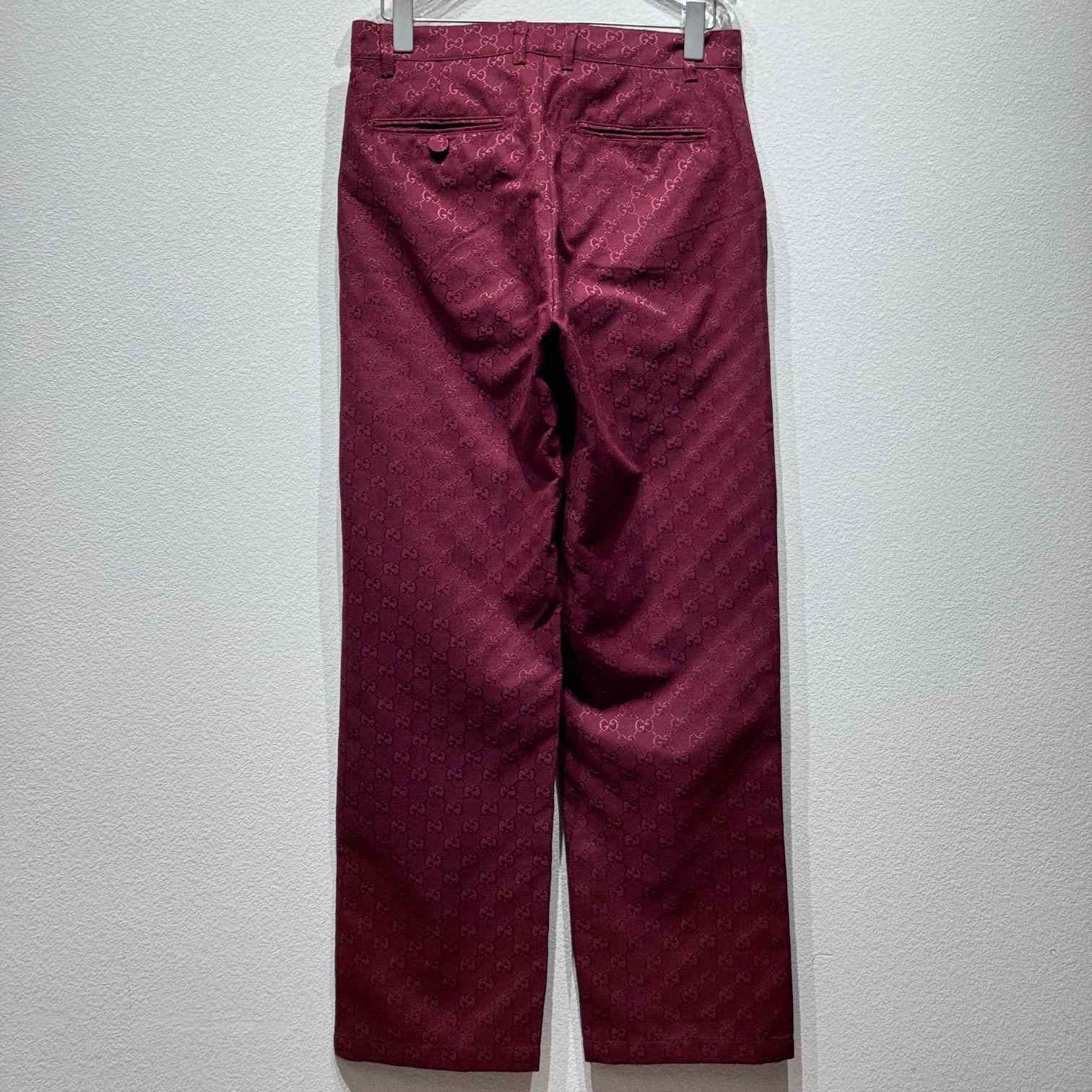 Gucci GG Canvas Trousers - 
