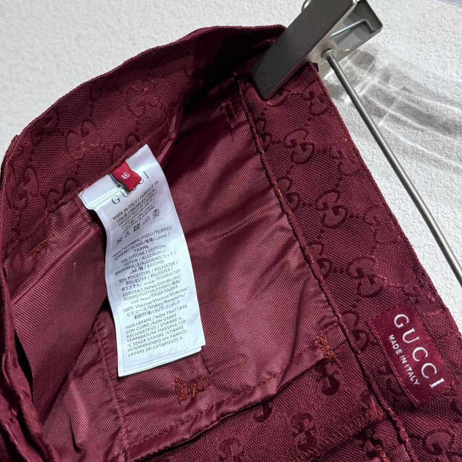 Gucci GG Canvas Trousers - 