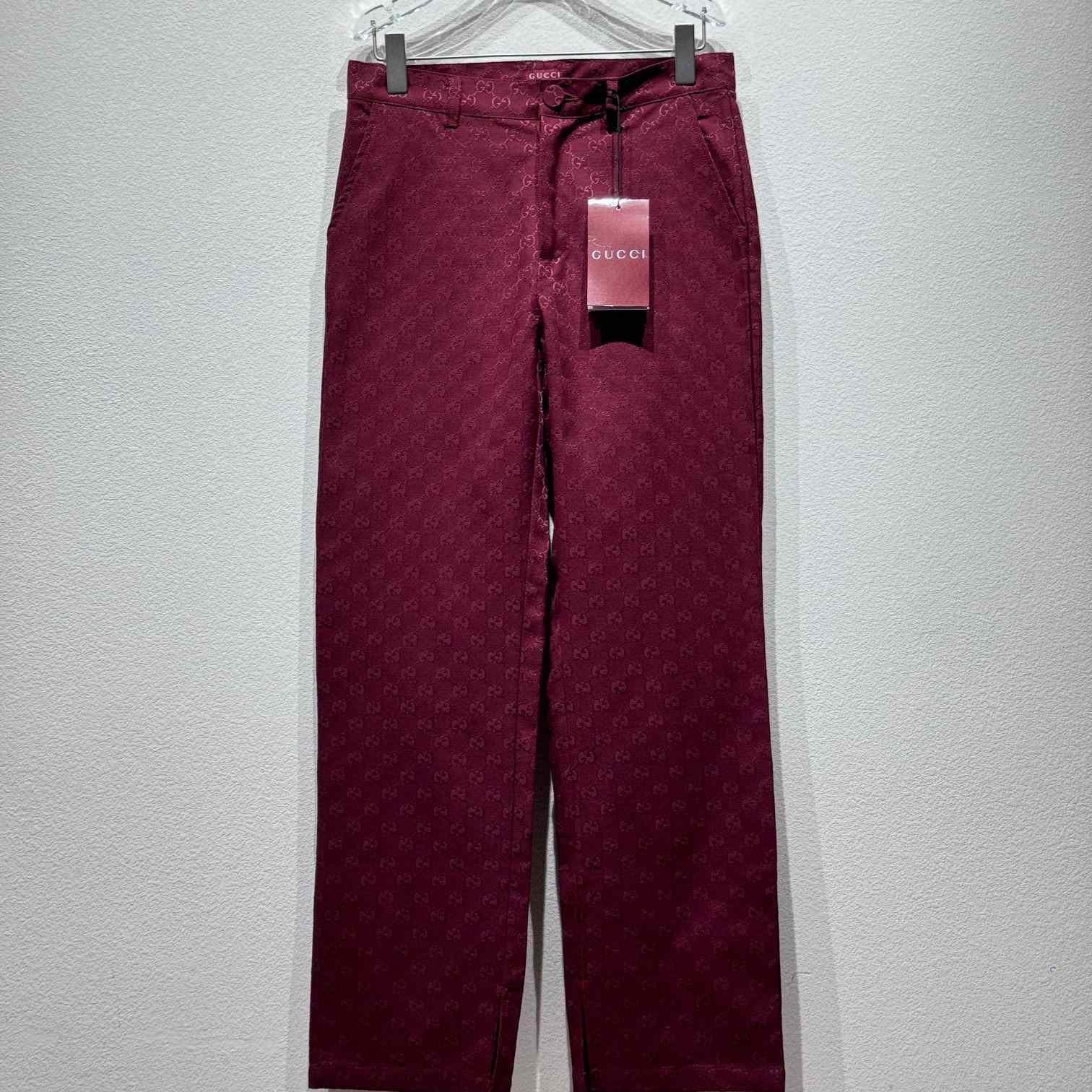 Gucci GG Canvas Trousers - PerfectKickZ