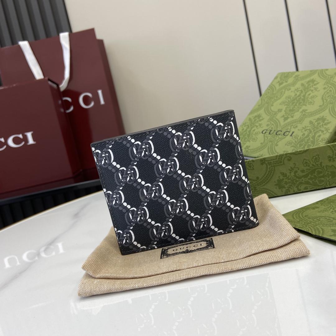 Gucci Bi-fold Wallet With GG Shadow - PerfectKickZ