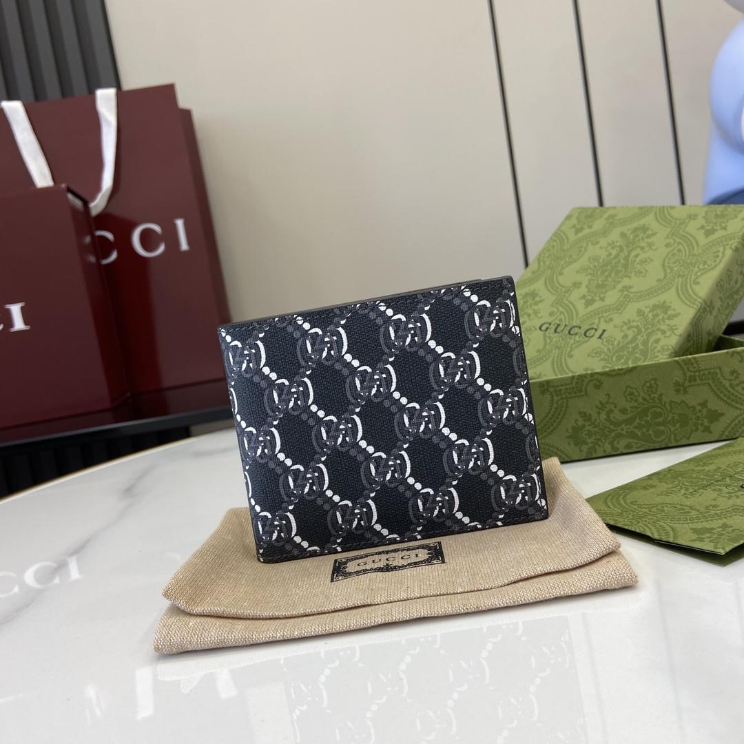 Gucci Bi-fold Wallet With GG Shadow - 
