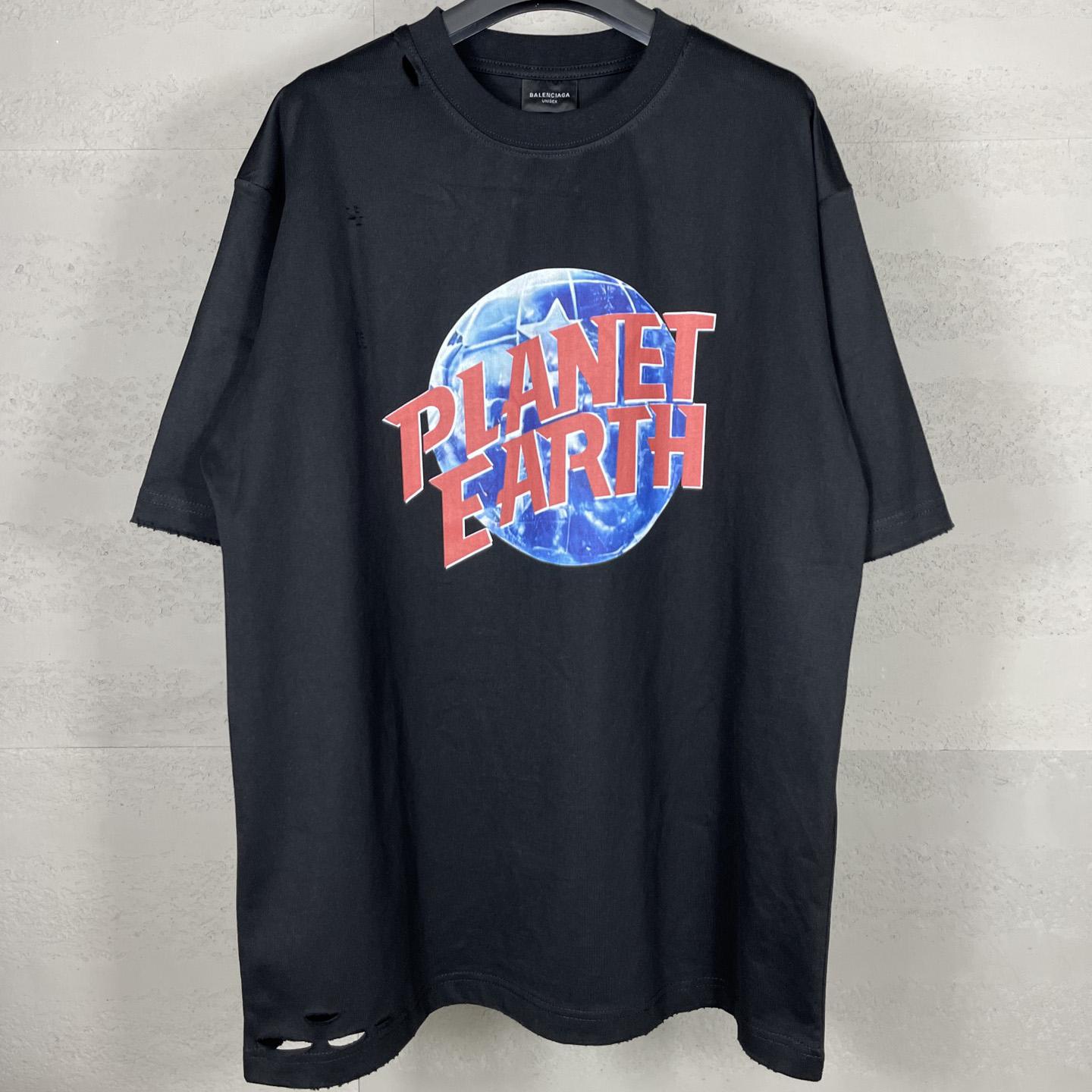 Balenciaga Planet Earth T-Shirt Oversized  - PerfectKickZ
