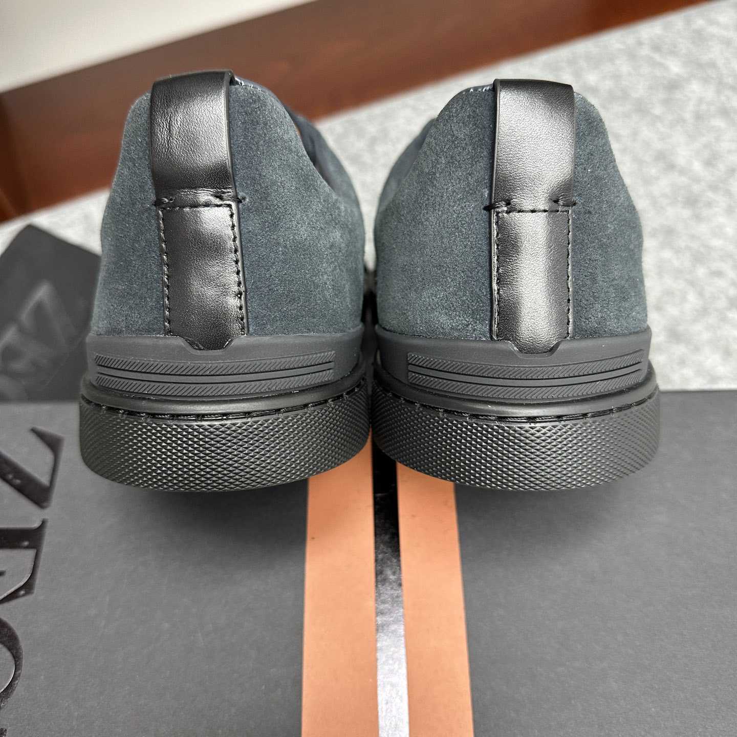 Zegna Suede Triple Stitch™ Sneakers - PerfectKickZ
