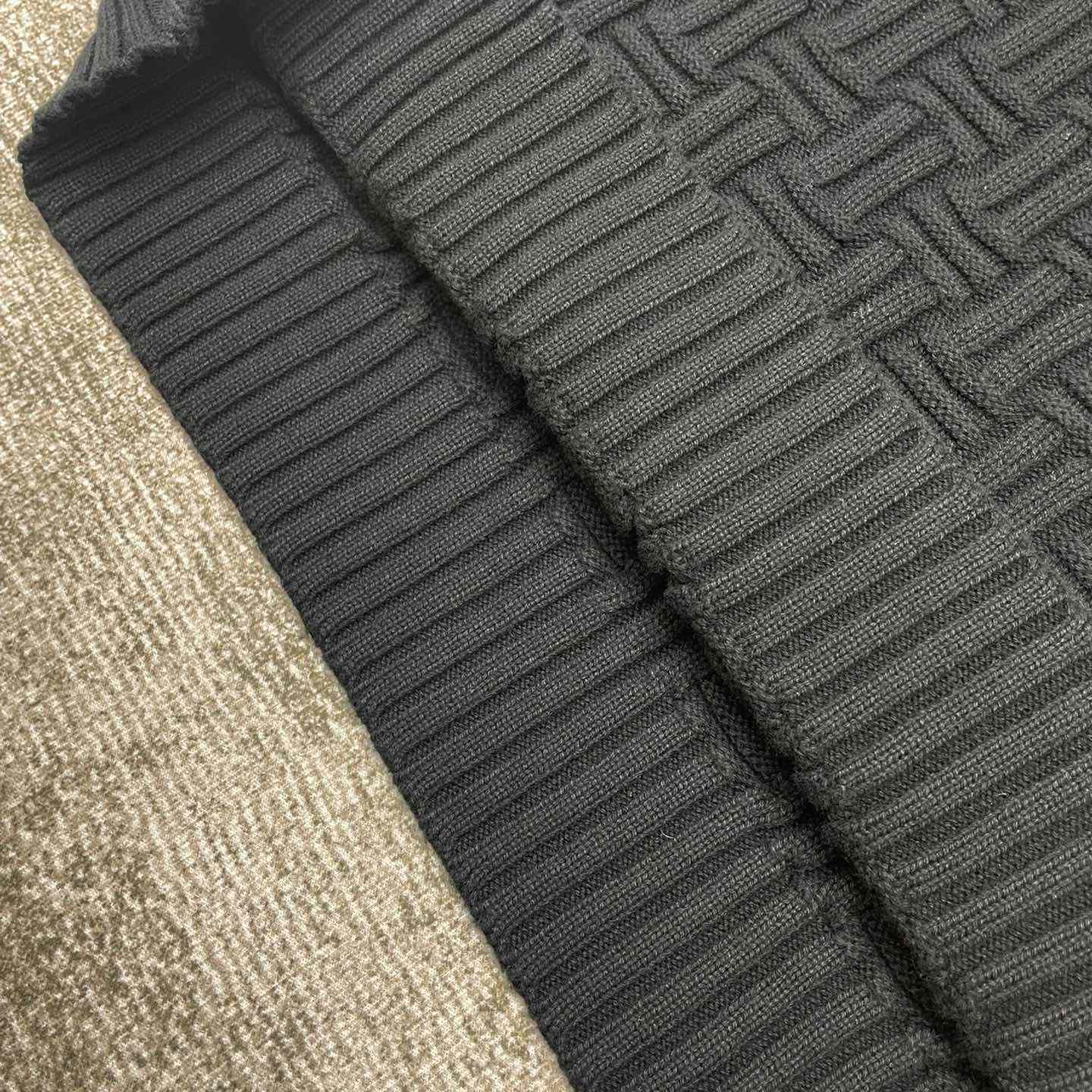 Casablanca Column Stitch Wool Knit Polo  D0065 - PerfectKickZ