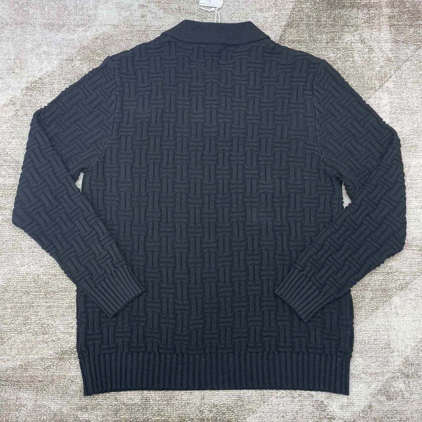 Casablanca Column Stitch Wool Knit Polo  D0065 - PerfectKickZ