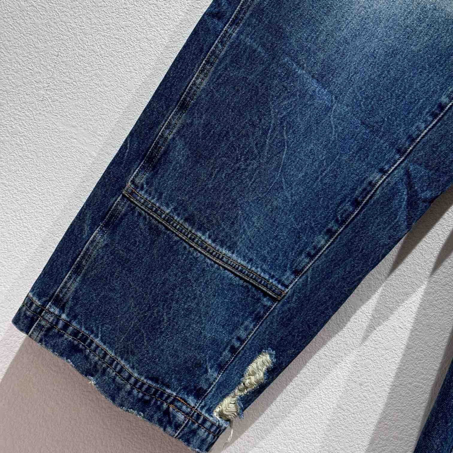 Louis Vuitton Washed Denim Workwear Pants   - PerfectKickZ