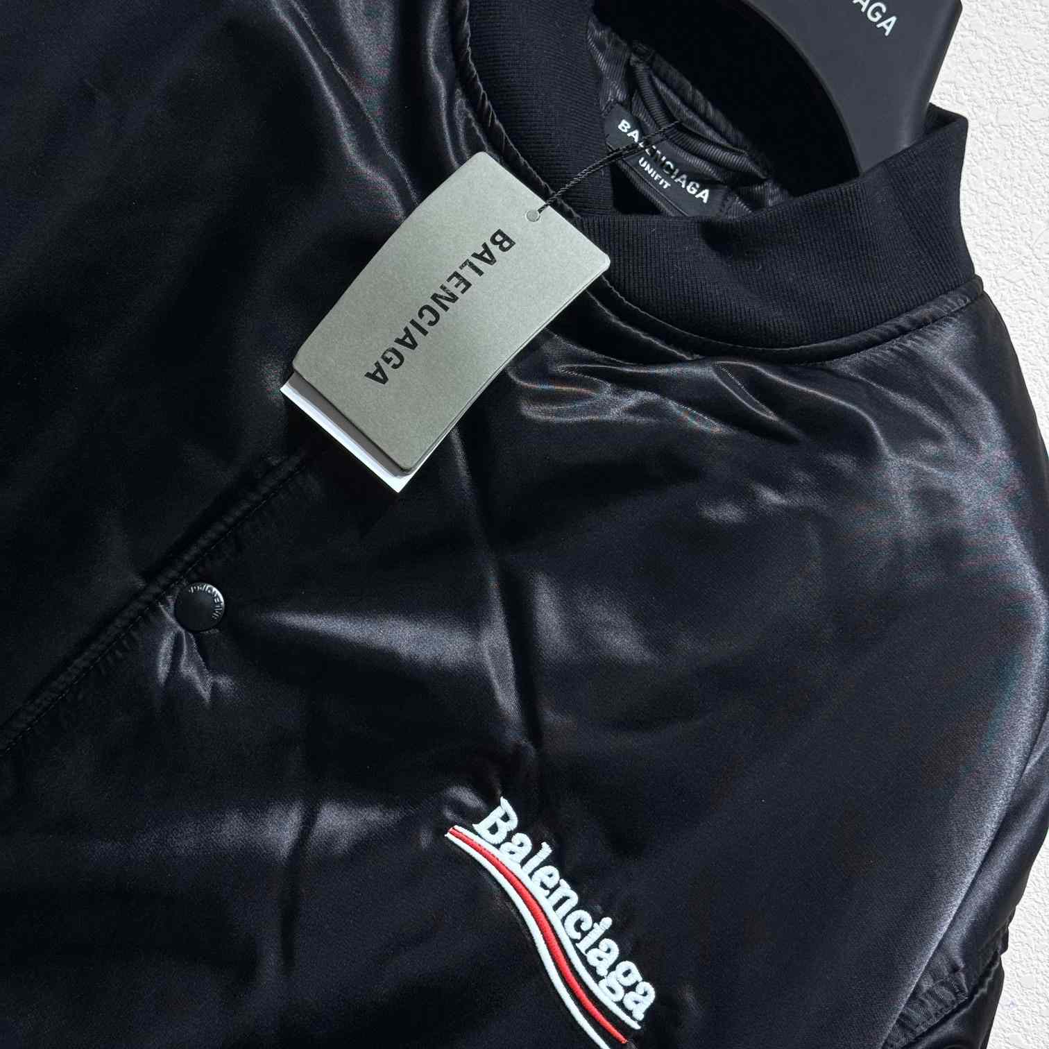 Balenciaga Embroidered-logo Bomber Jacket - PerfectKickZ