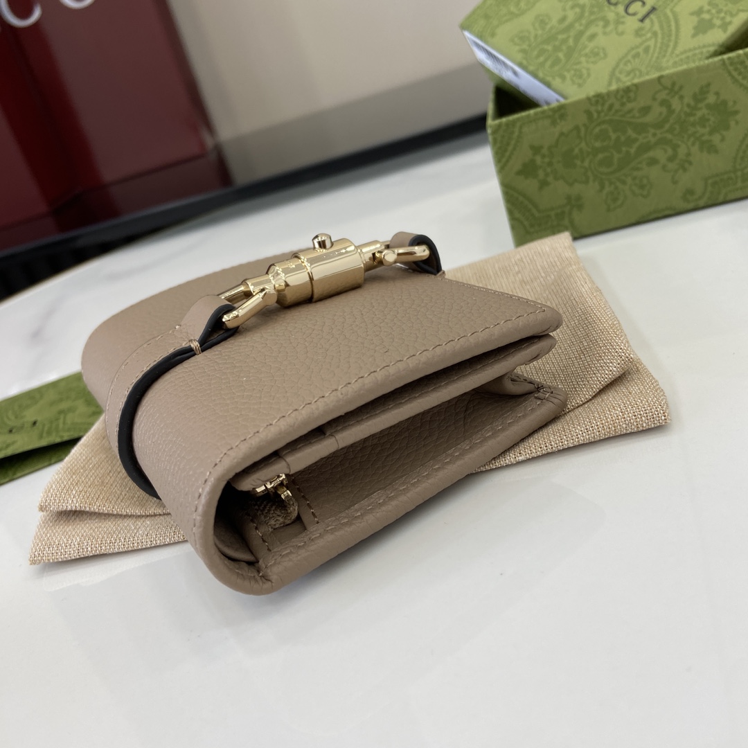 Gucci Jackie 1961 Card Case Wallet - PerfectKickZ