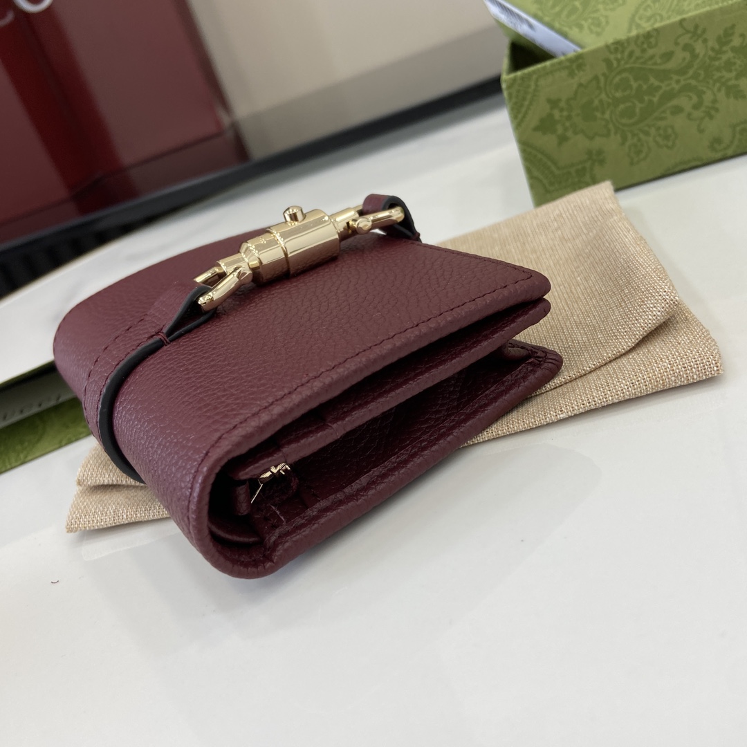 Gucci Jackie 1961 Card Case Wallet - PerfectKickZ