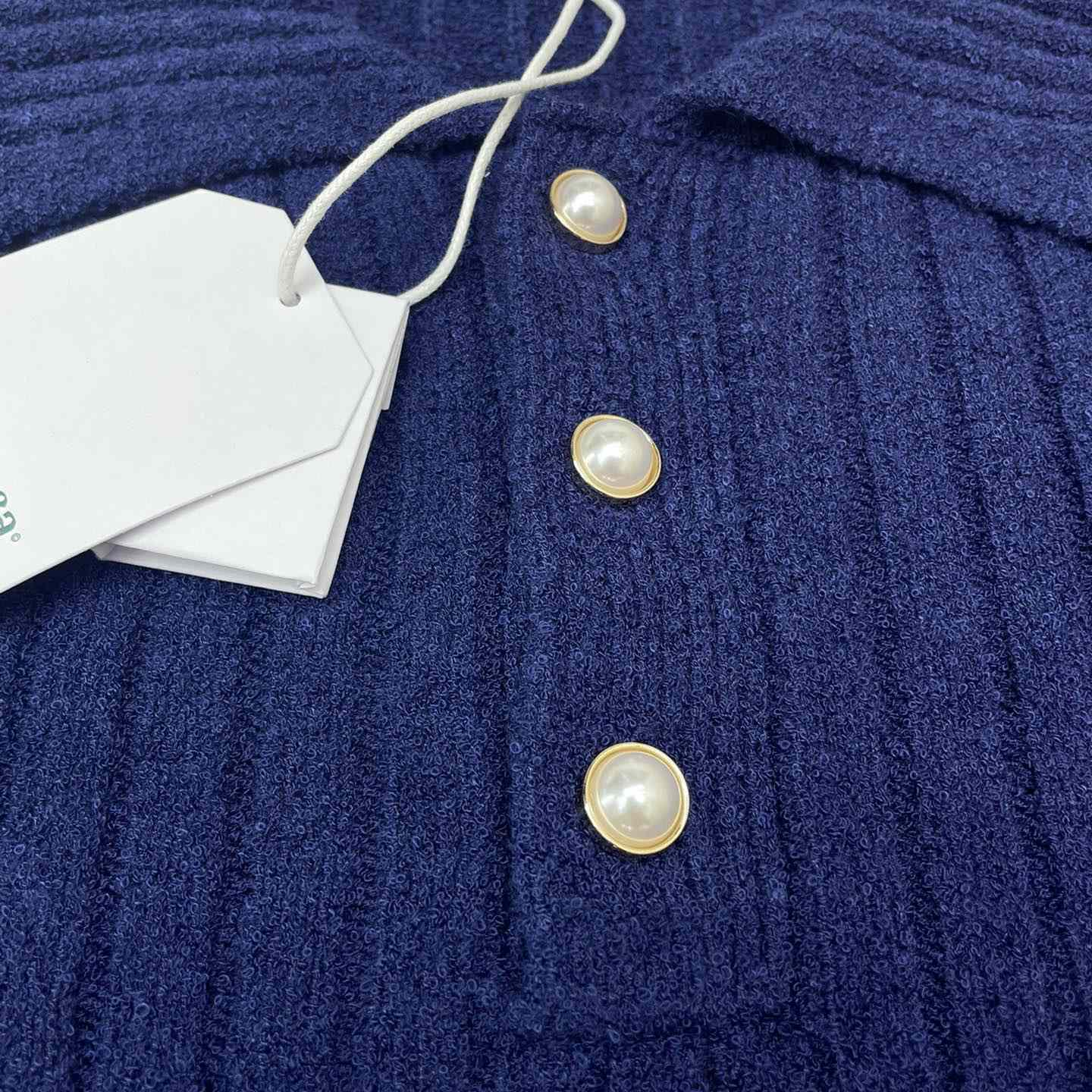 Casablanca  Ribbed Bouclé Cotton-Blend Polo Shirt   D0066 - PerfectKickZ