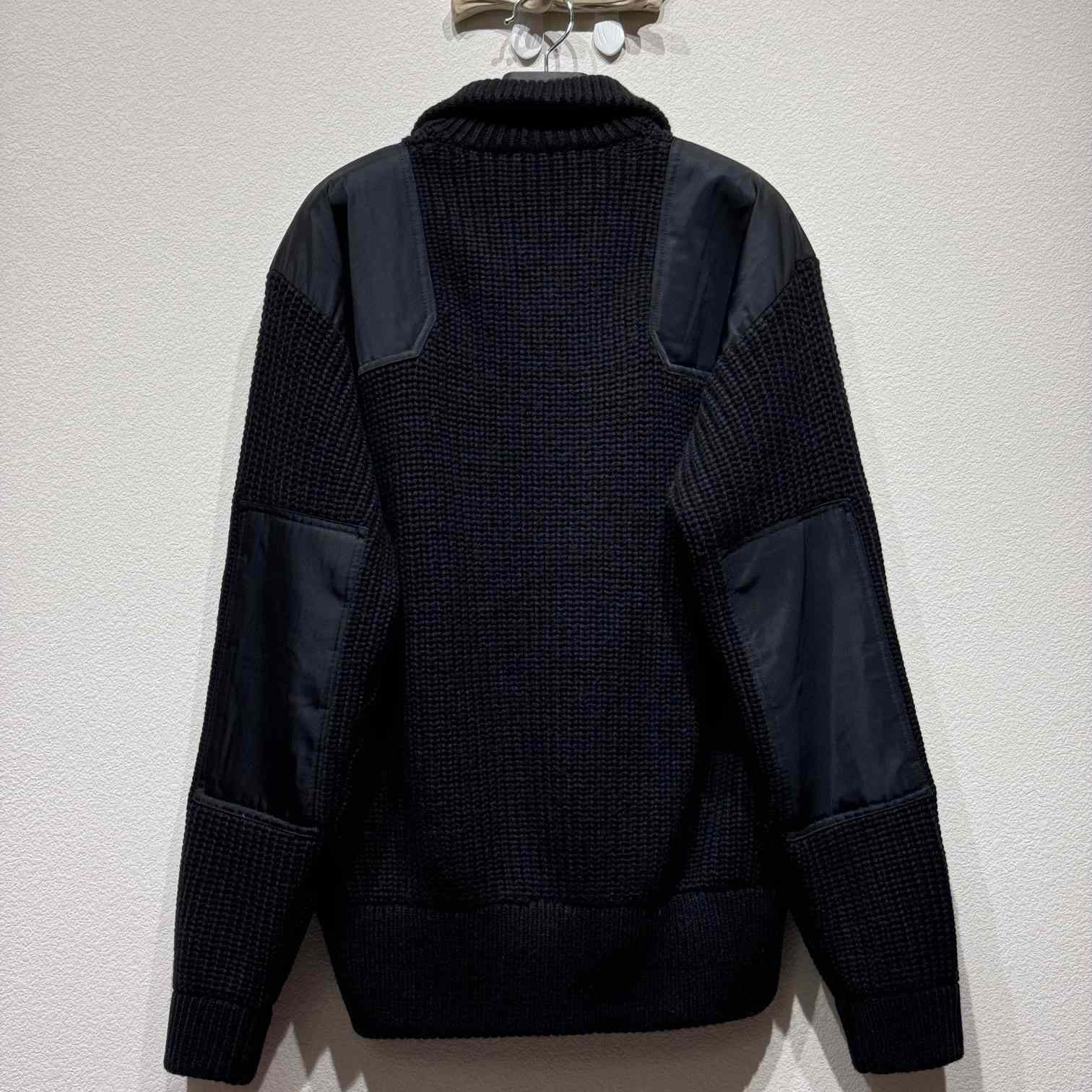 Prada Wool And Cashmere Cardigan With Re-Nylon Details - PerfectKickZ