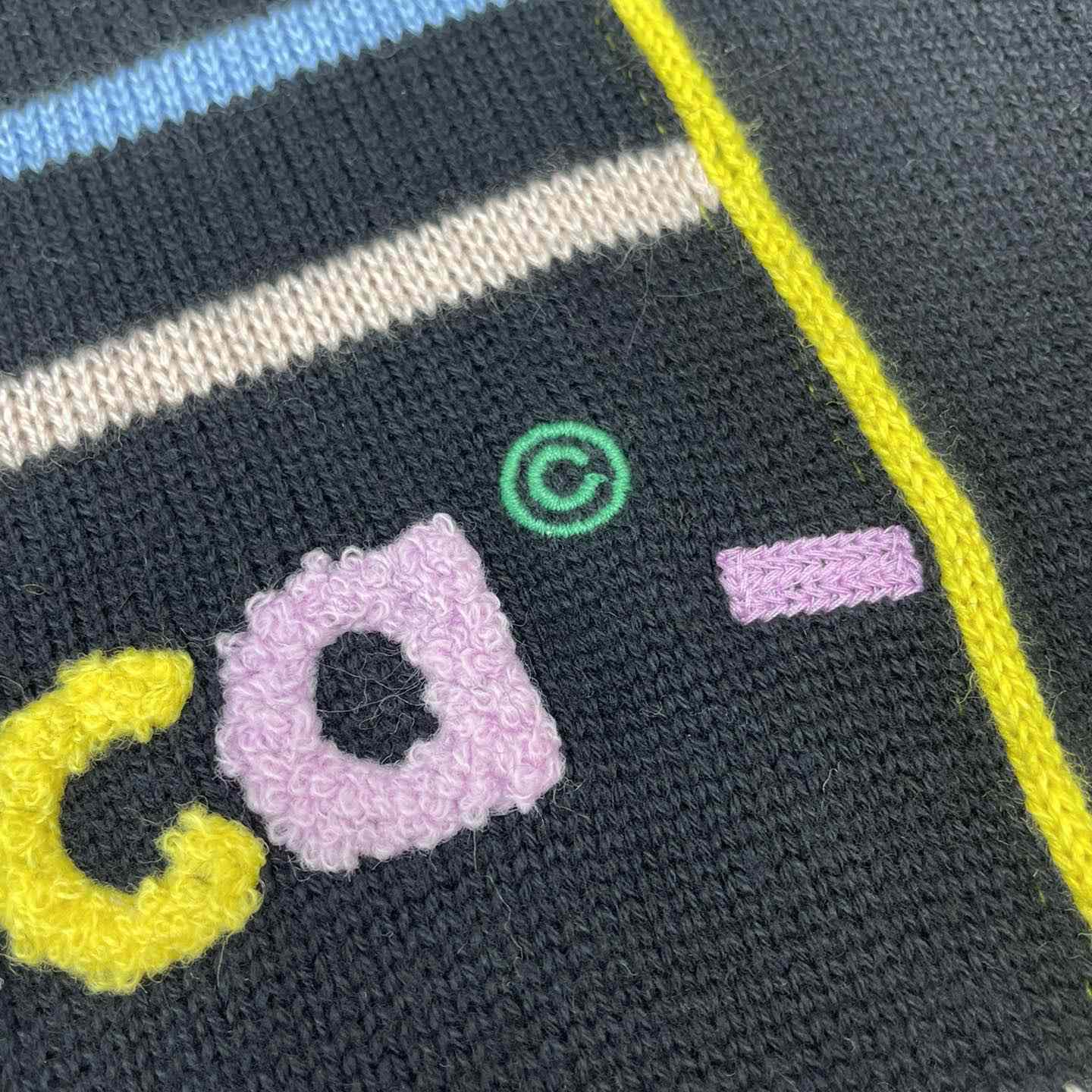 Casablanca Court Logo-Intarsia Knitted Jumper   D0063 - PerfectKickZ