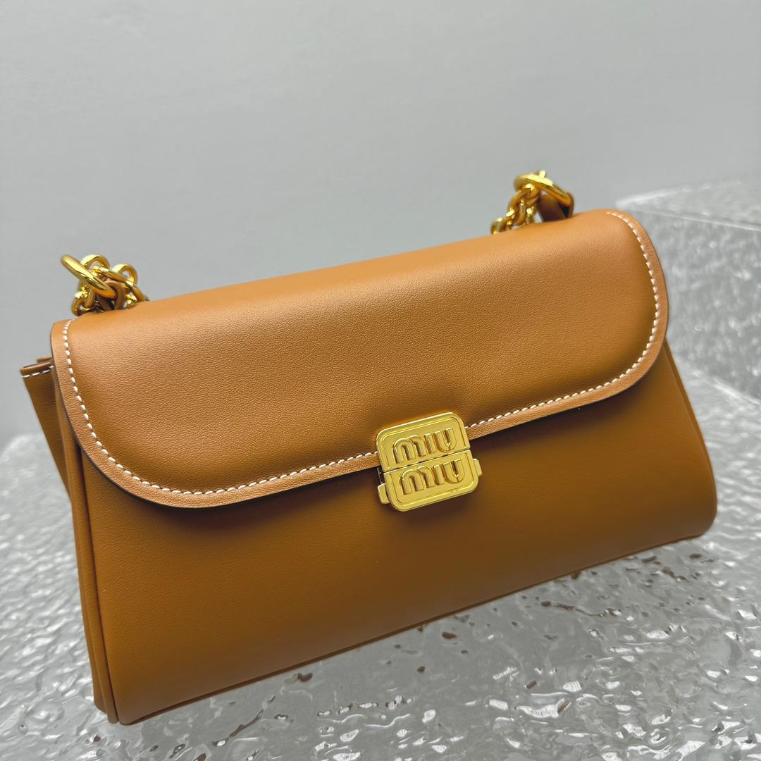 Miu Miu Leather Shoulder Bag - PerfectKickZ