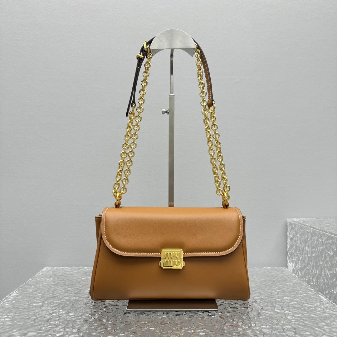 Miu Miu Leather Shoulder Bag - PerfectKickZ