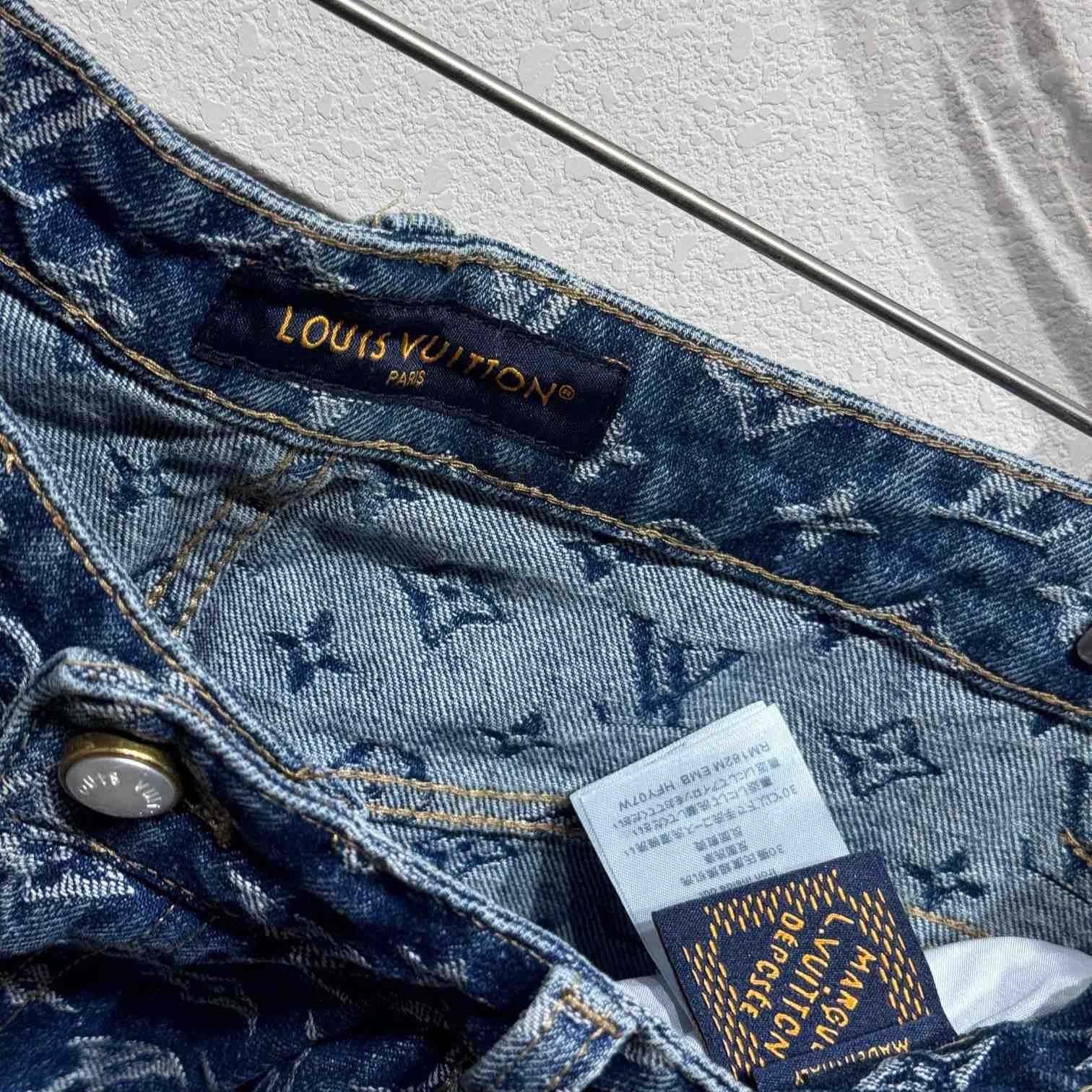 Louis Vuitton Monogram Denim Jeans - PerfectKickZ