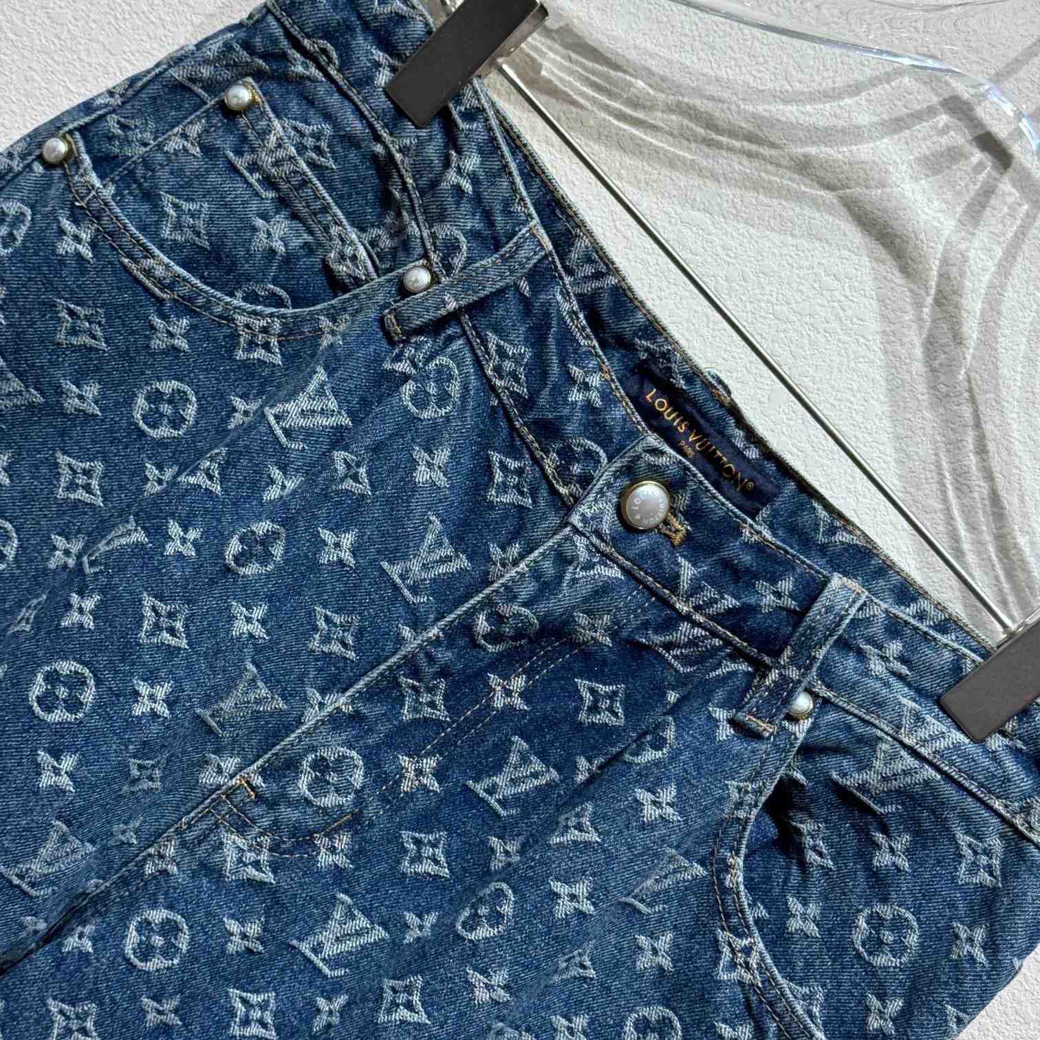 Louis Vuitton Monogram Denim Jeans - PerfectKickZ