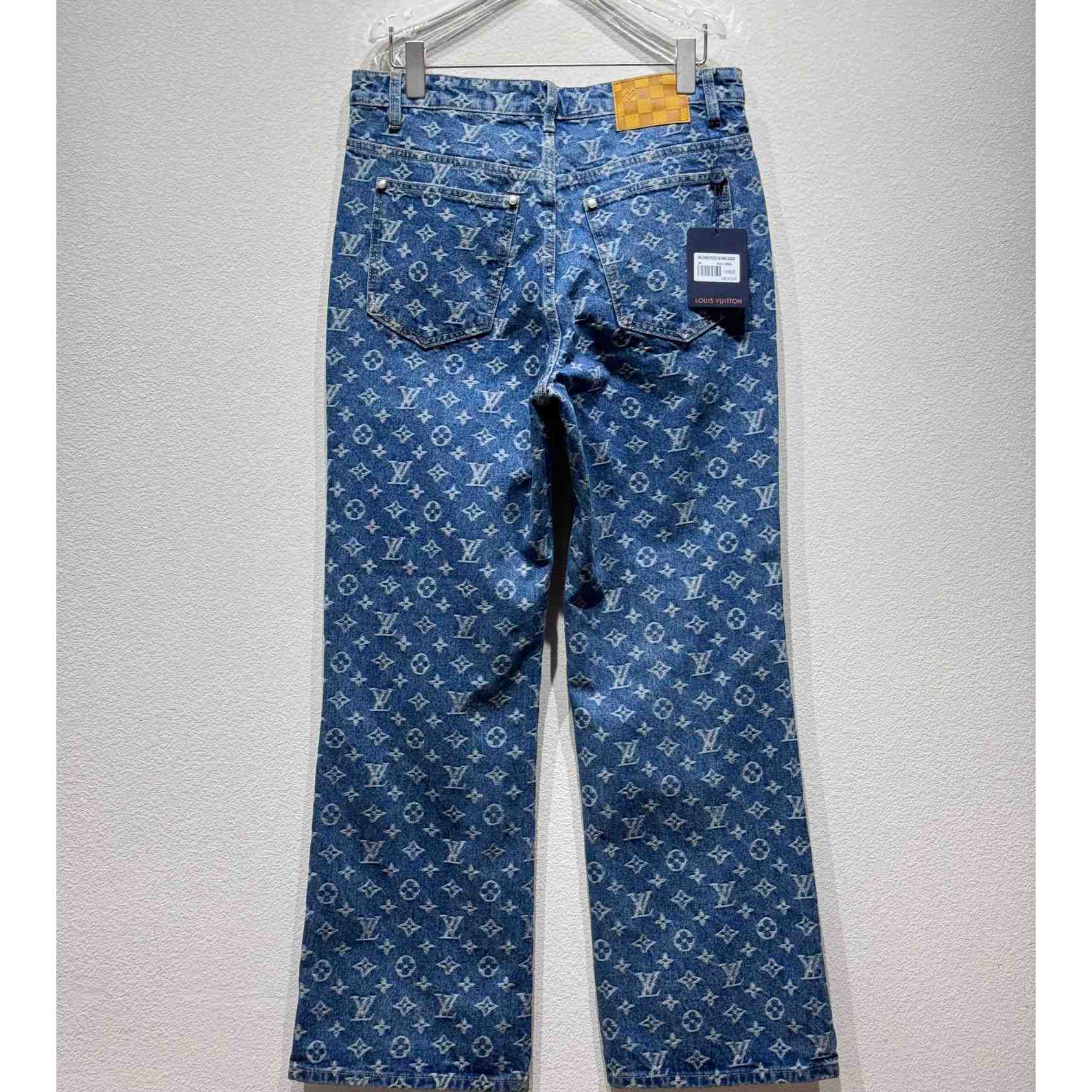 Louis Vuitton Monogram Denim Jeans - PerfectKickZ