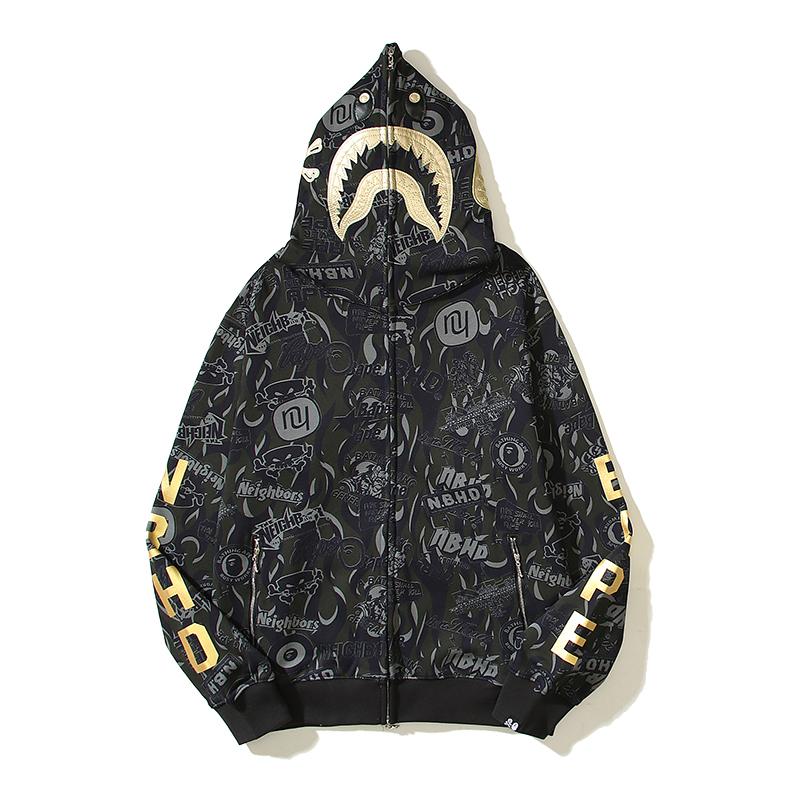 Bape x x NBHD Full Zip Hoodie - PerfectKickZ