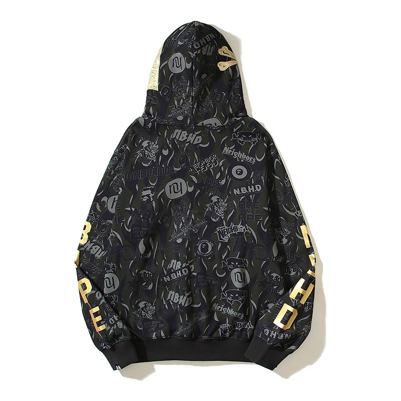 Bape x x NBHD Full Zip Hoodie - PerfectKickZ