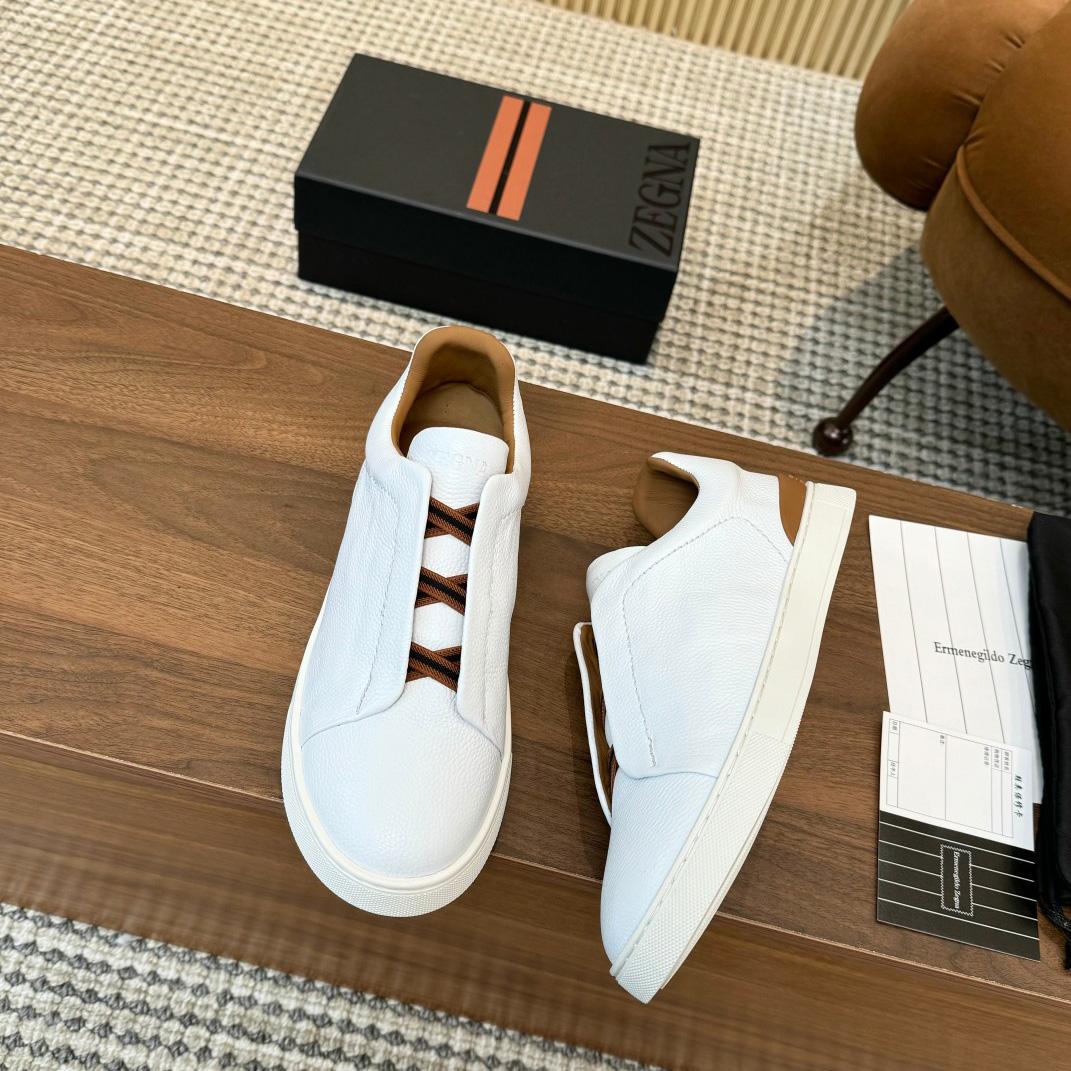 Zegna Leather Sneakers - PerfectKickZ