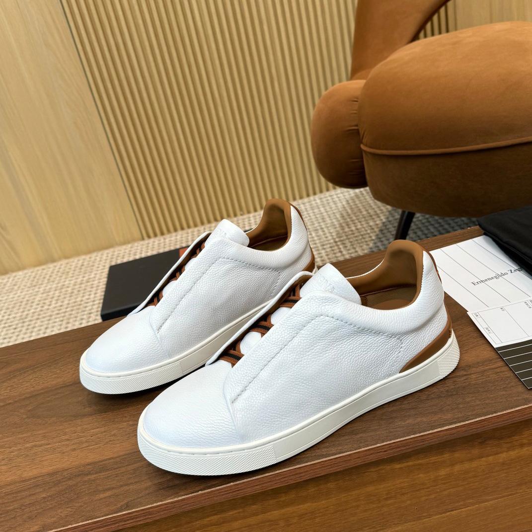 Zegna Leather Sneakers - PerfectKickZ