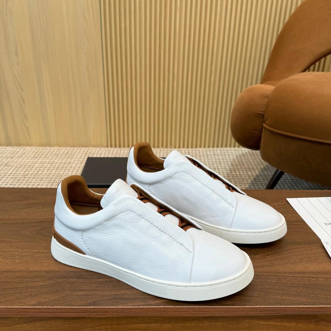 Zegna Leather Sneakers - PerfectKickZ