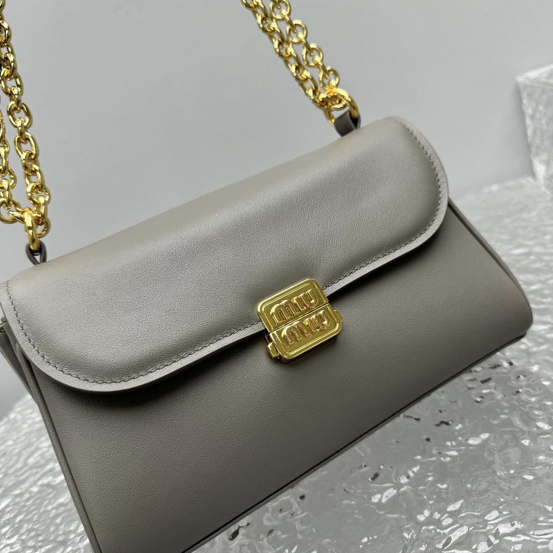 Miu Miu Leather Shoulder Bag - PerfectKickZ