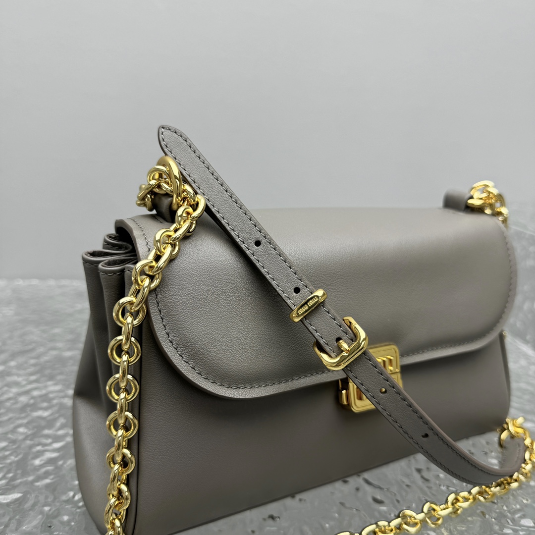 Miu Miu Leather Shoulder Bag - PerfectKickZ