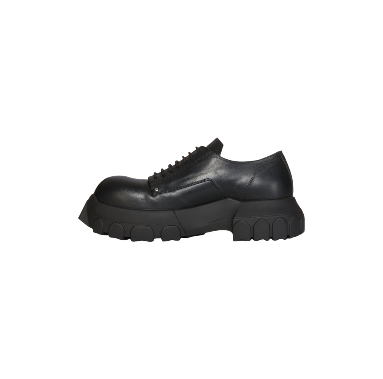 Rick Owens Bozo Tractor Leather Derby Shoes - PerfectKickZ